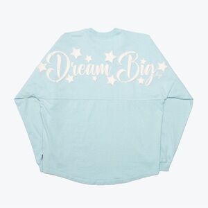Lug x Spirit Jersey - Inspired DREAM BIG Light Blue Long Sleeve Shirt Medium
